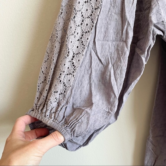 Free People Perforated Blouse - Picture 5 of 5